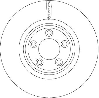 Диск гальмівний DAIMLER SUPER, JAGUAR XF, JAGUAR XK, TRW (DF6223S)