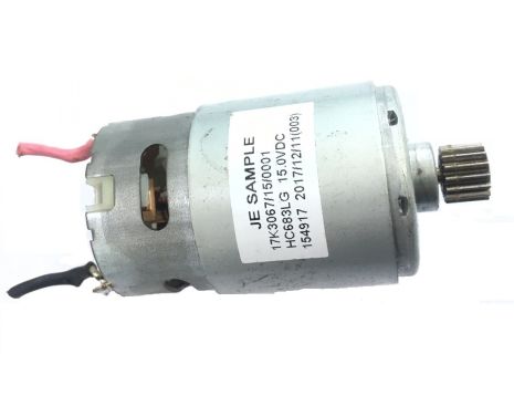 Двигатель шуруповерта BOSCH GSR10.8V-14,4v 15 зубев