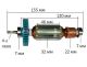 Якорь для дриль Макита HR 1620 (оригинал)