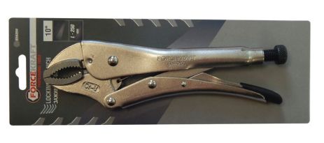 Зажим гейферный "овальными губками" "Profi" 10"-250мм, в блистере FORCEKRAFT ROCKFORCE FK-614250