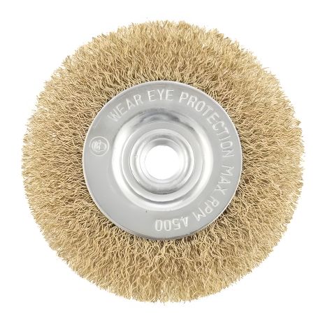 Кордщітка дискова латунна для УШМ 150мм, в блістері Forsage F-BWF006