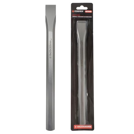 Зубило FORSAGE F-60225305 з шестигранною основою 25мм (L-305мм), у блістері