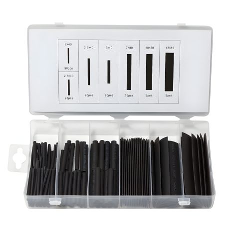 Трубки термоусадочные, 127 предметов FORSAGE F-820 Трубки термоусадочные, 127 предметов FORSAGE F-820