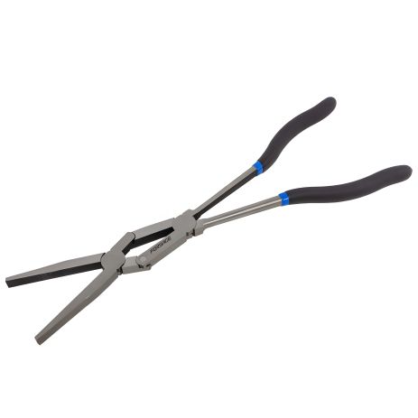 Плоскогубцы с удлинёнными рукоятками и двойным шарнирным механизмом CR-V 13"-325мм, на пластиковом держателе FORSAGE F-5047PX6