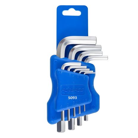 Набір Г-подібних ключів 6-гранних 9 елементів у пластиковому кейсі FORSAGE F-5093