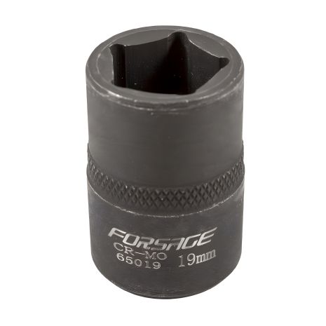 Головка ударна 1/2", 19мм (5гр.) FORSAGE F-65019 - Impact Socket