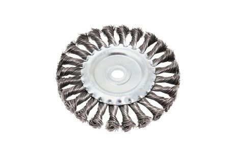 Кордщітка дискова сталева, кручена для УШМ 125 мм, в блістері FORSAGE F-BWF105 Кордщітка дискова сталева, кручена для УШМ 125 мм, в блістері FORSAGE F-BWF105