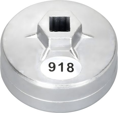 Съемник масляного фильтра "крышка" 74мм х 15гр ROCKFORCE FORSAGE RF-10687415