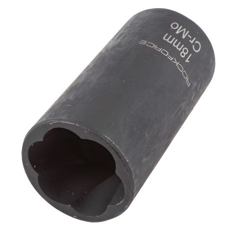 ROCKFORCE головка-екстрактор для пошкоджених болтів/гайок 18ммх50мм, 1/2" (RF-90618) на пластиковому утримувачі