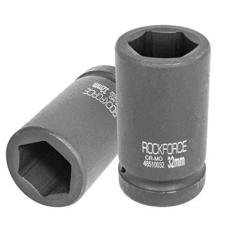 Головка ударная глубокая 21мм 1" 6гр. ROCKFORCE RF-48510021 Головка ударная глубокая 21мм 1" 6гр. ROCKFORCE RF-48510021