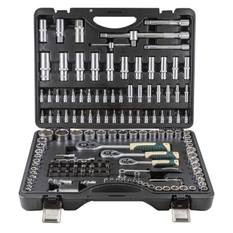 Набір інструментів 150 предметів 1/4"&3/8"&1/2" (6-гран.)(4-32мм) ROCKFORCE FORSAGE RF-41501-5