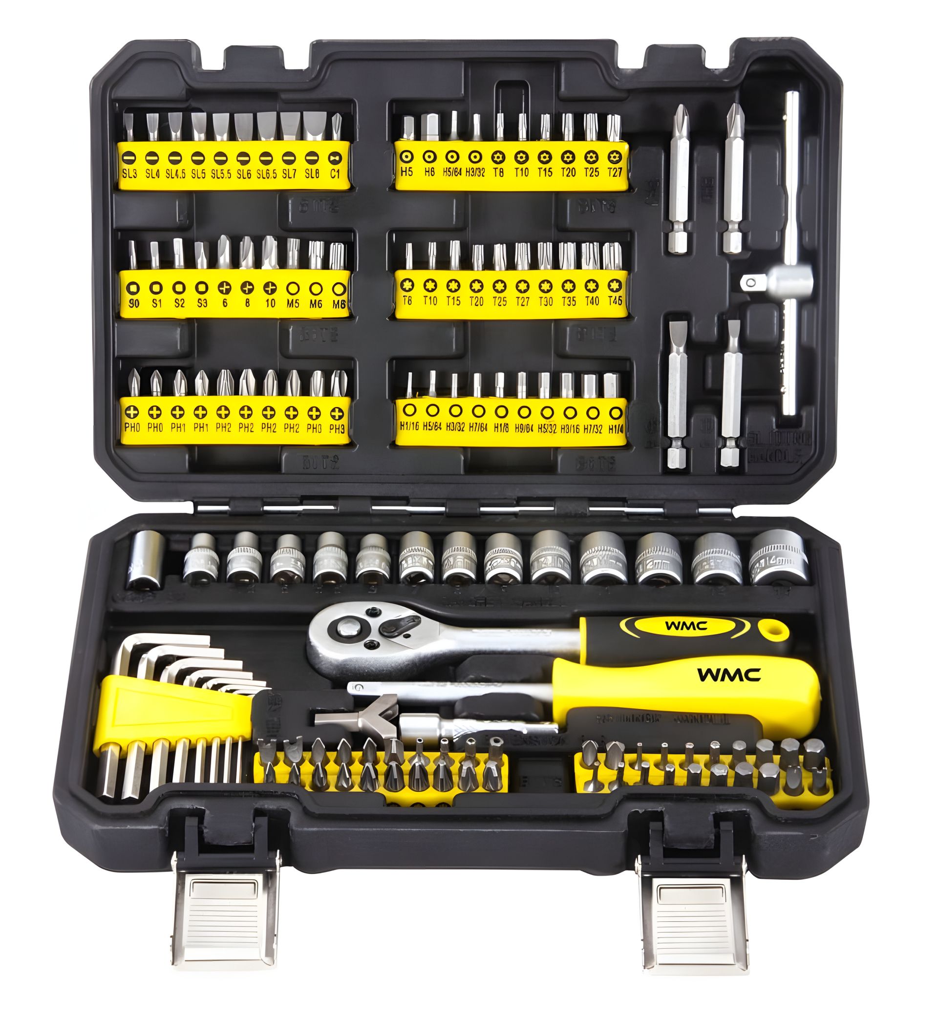 Інструментів набір 130 ін. 1/4", 20130 WMC TOOLS WT-20130 Інструментів набір 130 ін. 1/4", 20130 WMC TOOLS WT-20130
