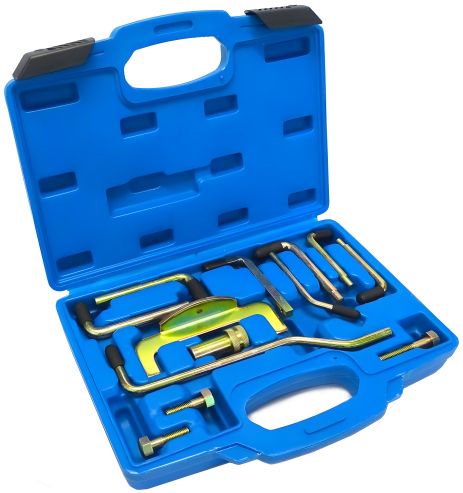 Комплект инструментов для фиксации валов двигателя для Audi, Citroen, Peugeot, VW, Volvo - 13 предметов в кейсе ROCKFORCE FORSAGE RF-913G3 Комплект инструментов для фиксации валов двигателя для Audi, Citroen, Peugeot, VW, Volvo - 13 предметов в кейсе ROCKFORCE FORSAGE RF-913G3