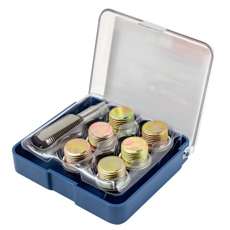 Набір для ремонту різьблення зливного отвору M20х1,5 мм (7 предметів), ROCKFORCE RF-917G20