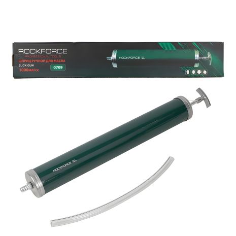 Шприц для технічних рідин з гнучким шлангом, 1000 мл ROCKFORCE FORSAGE RF-0709
