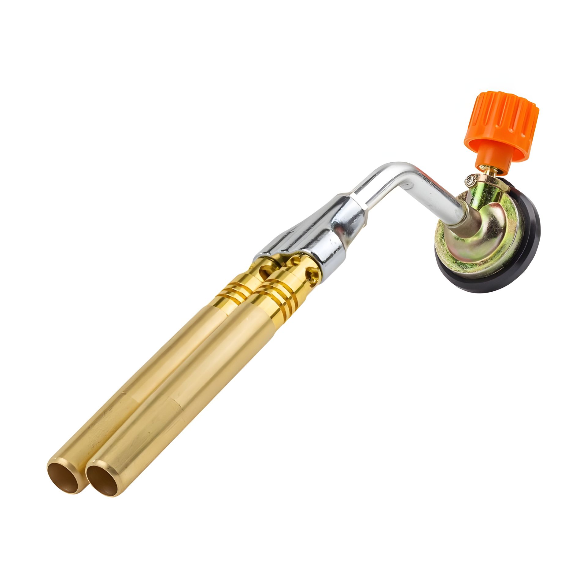 Резак с двойным соплом на цанговый баллон (t-1300гр., угол 360гр.) в блистере ROCKFORCE RF-245GB Резак с двойным соплом на цанговый баллон (t-1300гр., угол 360гр.) в блистере ROCKFORCE RF-245GB