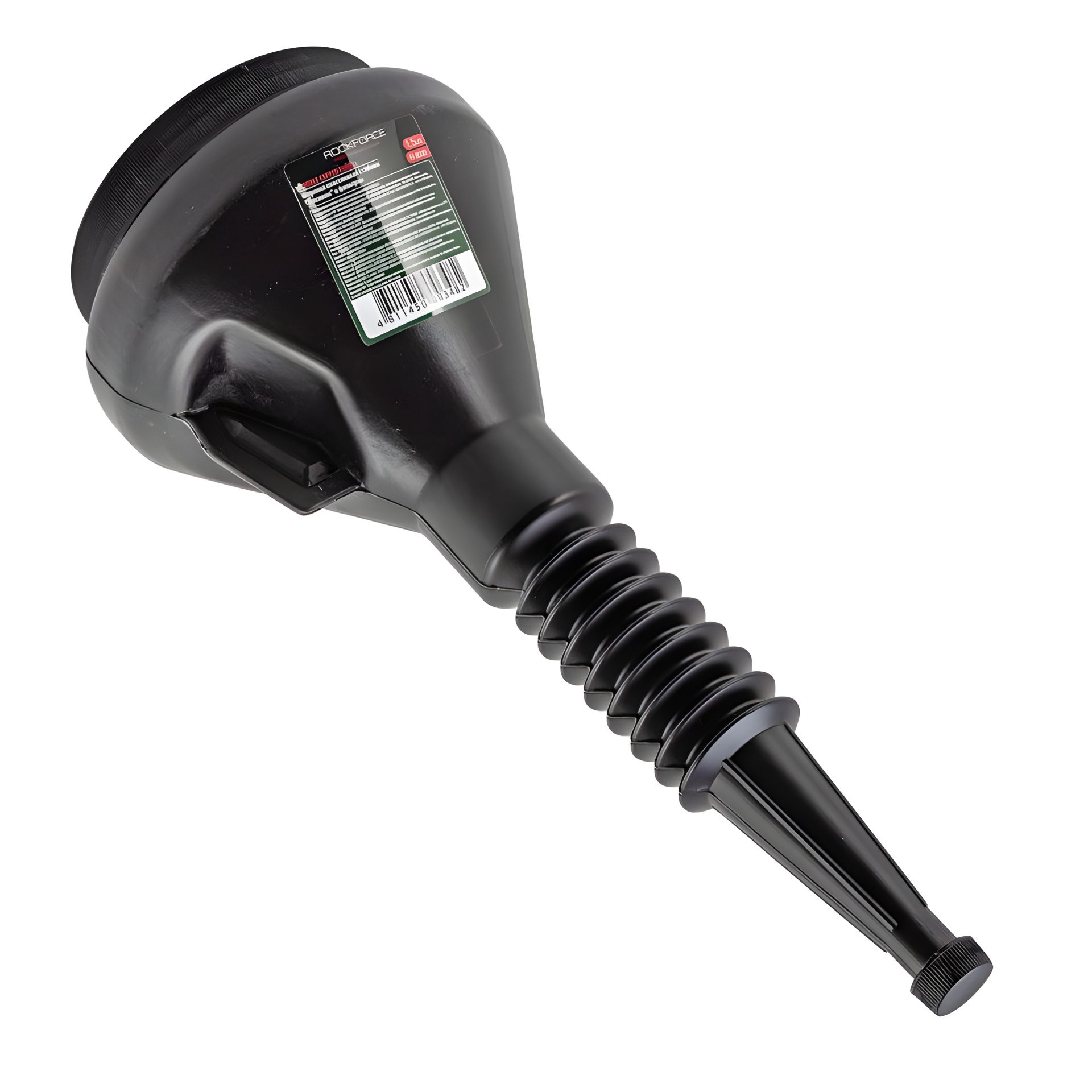 Пластикова вирва з кришкою 1.5л(Ø100мм, Lобщ. 370мм) ROCKFORCE RF-FY-830D Пластикова вирва з кришкою 1.5л(Ø100мм, Lобщ. 370мм) ROCKFORCE RF-FY-830D