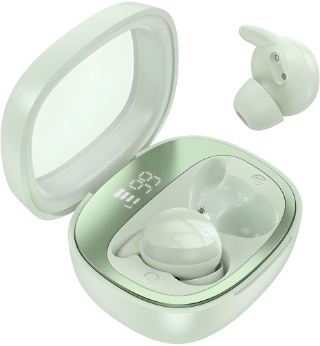 Беспроводные наушники для сна HOCO EW65 Shadow true wireless sleep BT headset |BT5.3, 30/500mAh, 4ч| зеленые