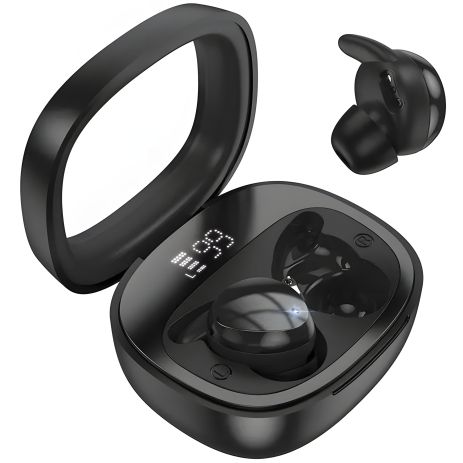 Навушники HOCO EW65 Shadow true wireless sleep BT headset | BT5.3, 30/500mAh, 4h | чорний