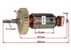 Якір торцювальної пили Einhell BT-MS 1600 Вт (42x186 6z право)