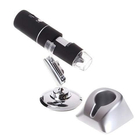 Wifi микроскоп цифровой аккумуляторный с 1000X увеличением KKMOON BW-1000, с записью фото/видео на смартфон