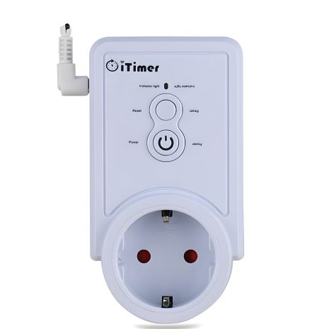 Умная GSM розетка с температурным датчиком и СМС управлением Waytronic iTimer (русская версия)