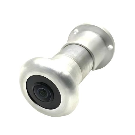 Відеоглазок HQCam 405B з датчиком руху, підсвічуванням і записом, 2 Мп, сріблястий