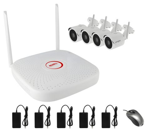 Беспроводной комплект видеонаблюдения на 4 камеры Longse WIFI 3604-2Mp Kit 4, 300 м, 2 Мп, FullHD 1080P