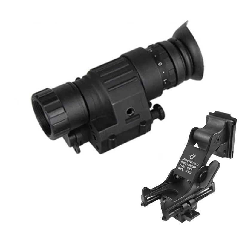Повний комплект монокуляр нічного бачення ПНБ Nectronix CL27-0008 + базове кріплення на шолом Rhino mount Повний комплект монокуляр нічного бачення ПНБ Nectronix CL27-0008 + базове кріплення на шолом Rhino mount