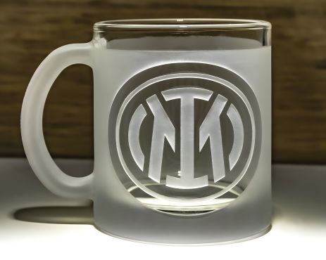 Чашка с гравировкой логотипа футбольного клуба ФК Интер Inter Football Club