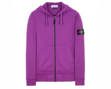 Зіп худі Stone Island VIOLET