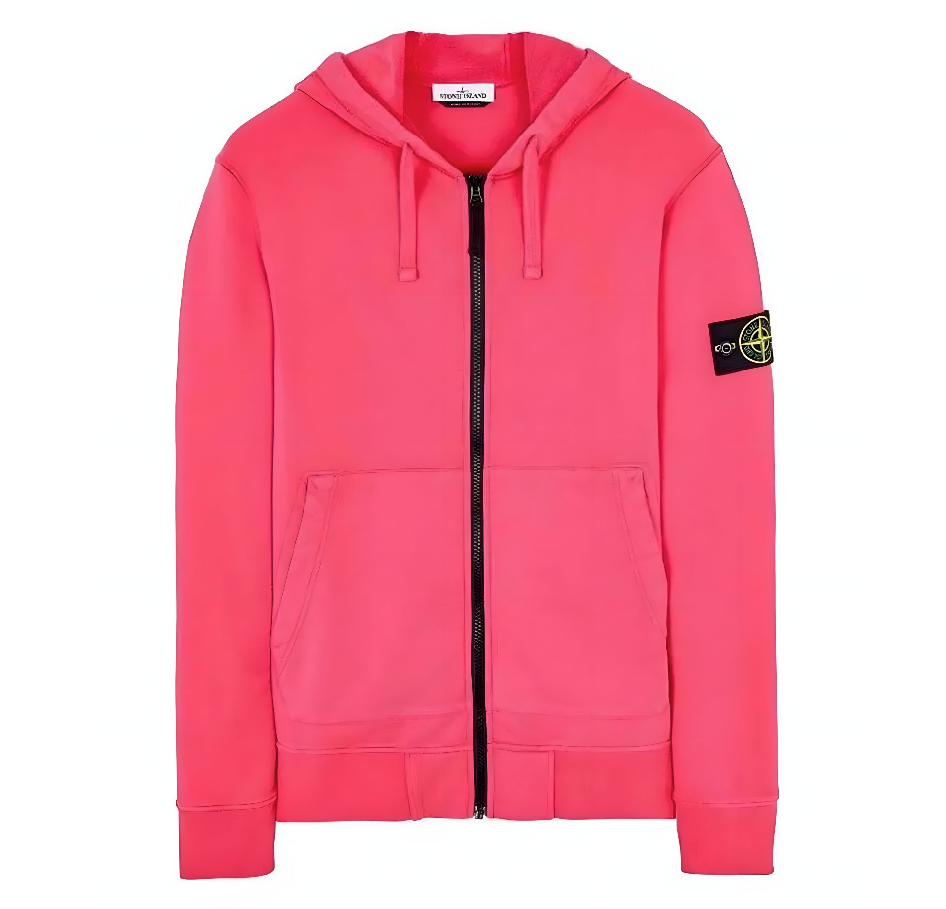Zip hoodie Stone Island колір Розовий Zip hoodie Stone Island колір Розовий