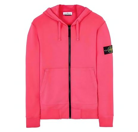 Zip hoodie Stone Island колір Розовий Zip hoodie Stone Island колір Розовий