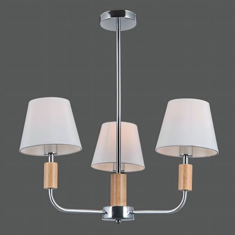 Класична люстра для вітальні VALESO V16-3 CH хромова