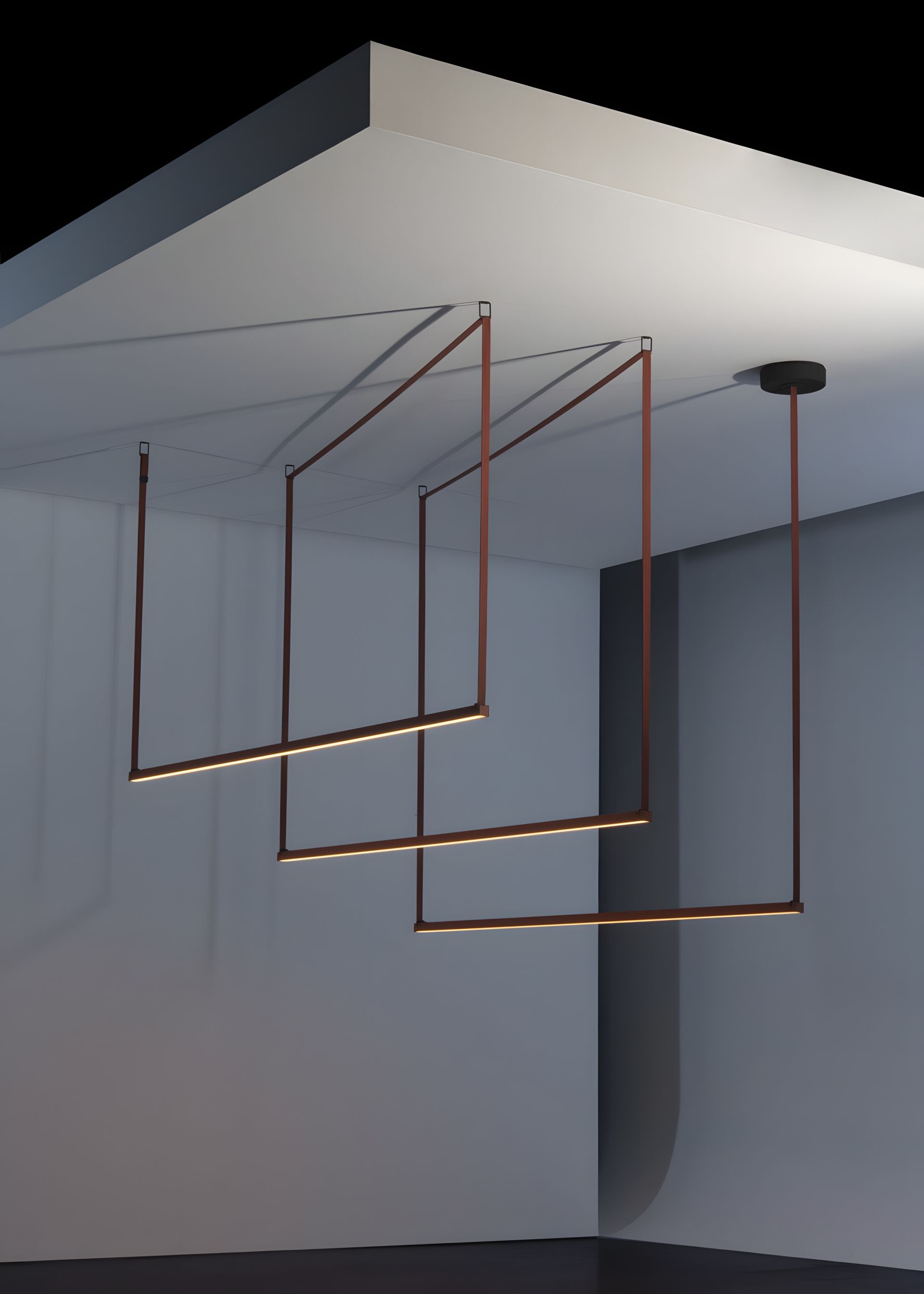 VALESO Композиція-8, дизайнерські підвісні треки-трансформери Графіт VALESO Композиція-8, дизайнерські підвісні треки-трансформери Графіт