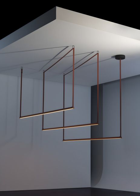 Подвесные треки - трансформеры декоративные Коричневый VALESO Композиция-8