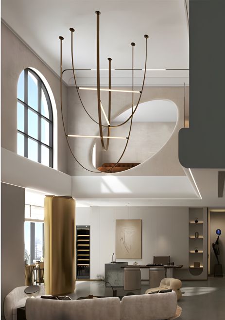 Дизайнерские подвесные треки-трансформеры, Черные VALESO, Композиция-2