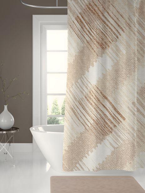 Широкая штора для ванной комнаты 240x200 см Dune Tropik