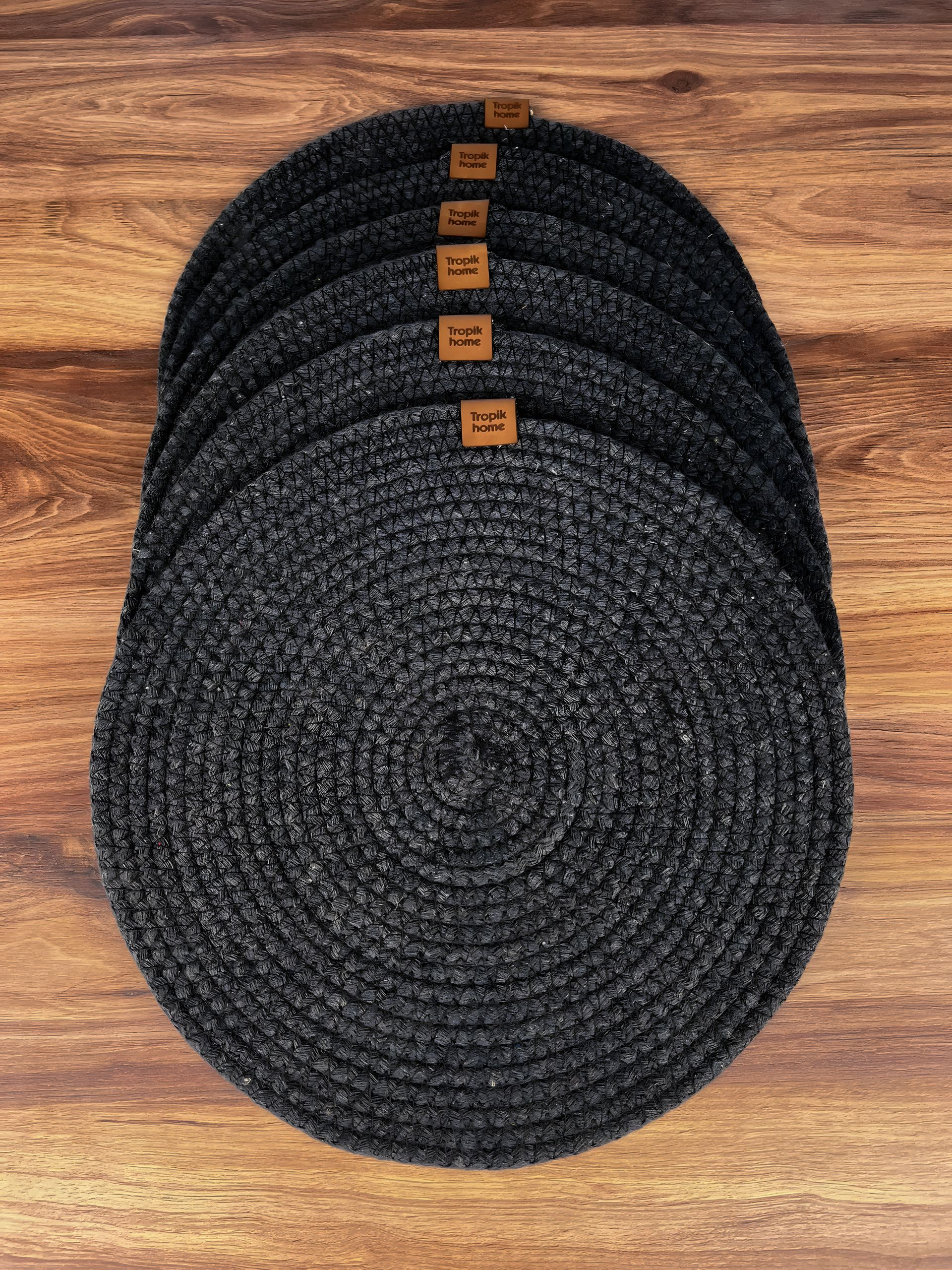 Килимок для сервірування столу Tropichome д-31 см BS-31/anthracite Килимок для сервірування столу Tropichome д-31 см BS-31/anthracite