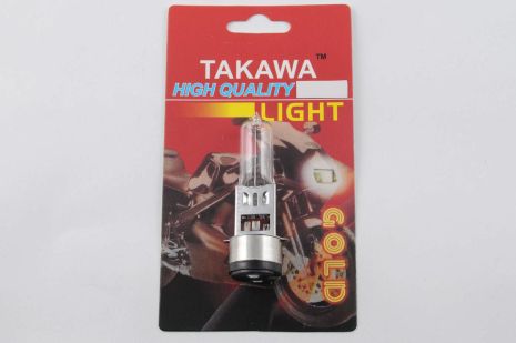 Лампа BA20D (2 уса) 12V 35W/35W (белая) (блистер) TAKAWA