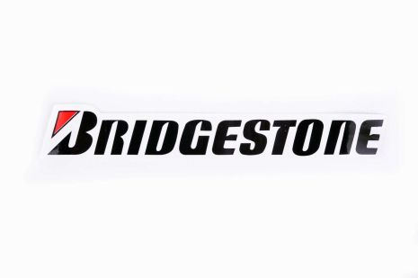 Наклейка логотип BRIDGESTONE (20x3см) (#0327)