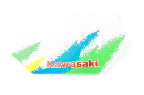 Наклейка логотип KAWASAKI (28х15см) (#2322)