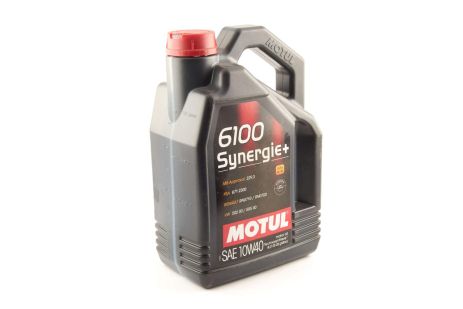 Масло автомобильное, 4л (полусинтетика, 10W-40, 6100 Synergie+) MOTUL (#101491)