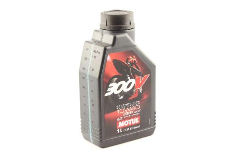 Масло 4T, 1л (синтетика, 10W-40, 300V FACTORY LINE ROAD RACI) MOTUL (#104118)