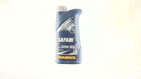 Нафта 4T, 1L (SAE 20W-50, мінерал, Safari API SL/CF) Маннол