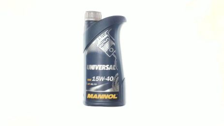 Масло 4T, 1л (SAE 15W-40, минеральное, Universal API SG/CD) MANNOL