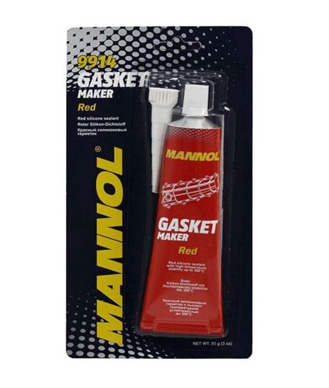 Герметик 85г (красный) (вулканизирующийся) (9914 Gasket Maker Red) MANNOL