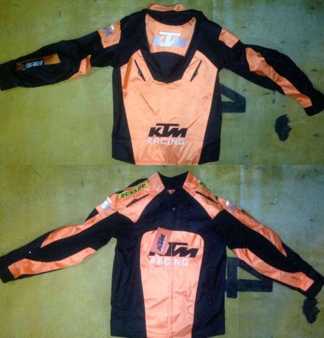 Мотокуртка KTM (текстиль) ( size:M, черно-оранжевая)