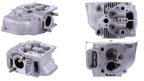 Головка цилиндра мотоблок 192D (голая)