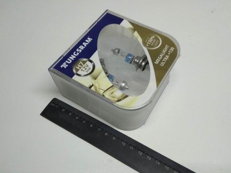 Лампа TUNGSRAM H7 12V 55W Megalight Ultra +130% (58520XNU.2PL) пара